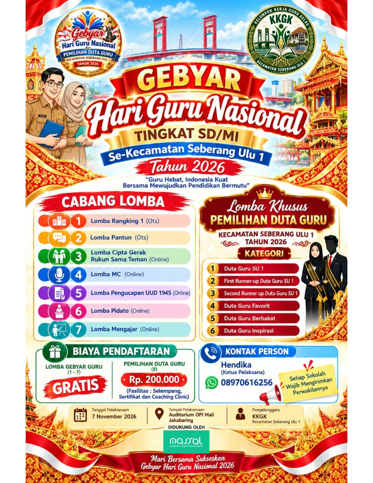 DUTA GURU KECAMATAN SEBERANG ULU 1