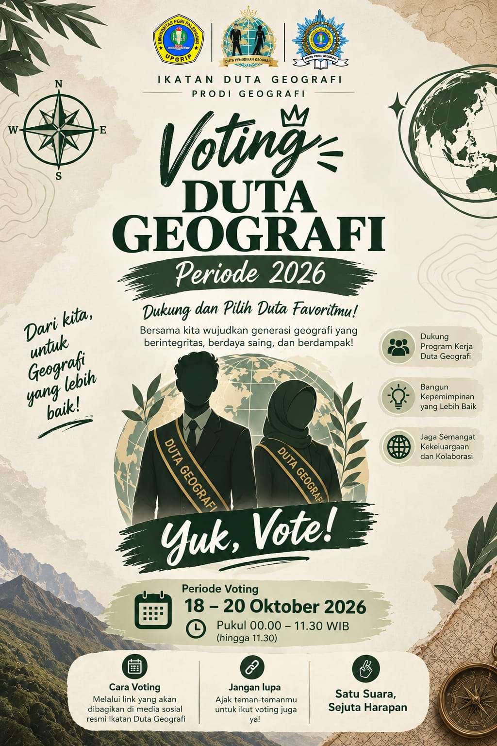 DUTA PENDIDIKAN GEOGRAFI UPGRI PALEMBANG