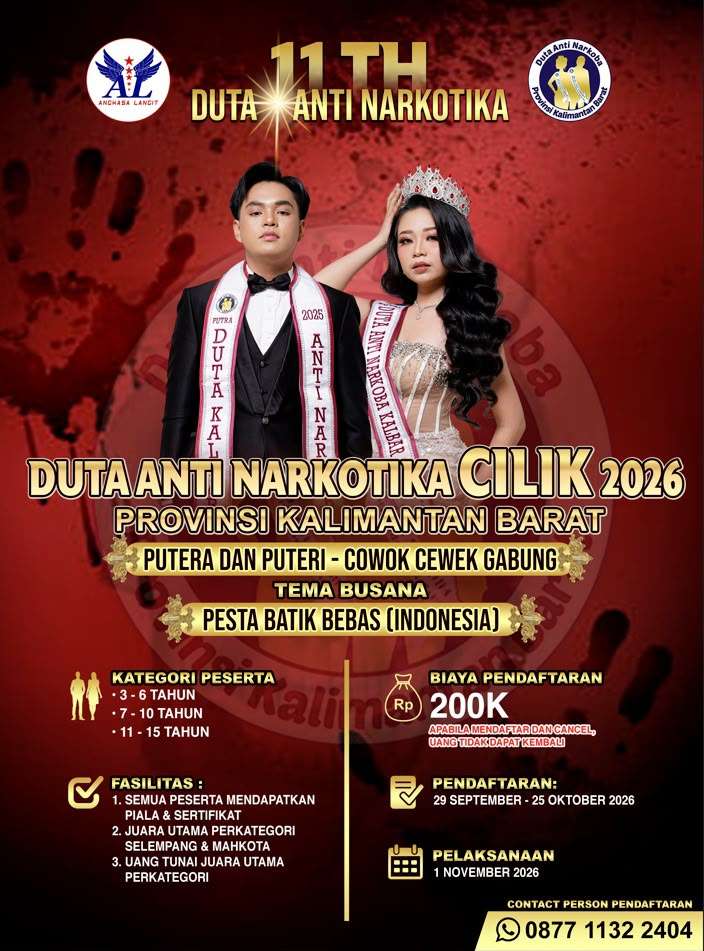 DUTA ANTI NARKOTIKA CILIK PROVINSI KALIMANTAN BARAT